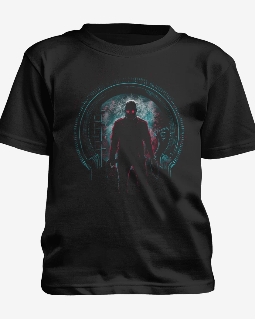Polera de niño Negro de StarLord