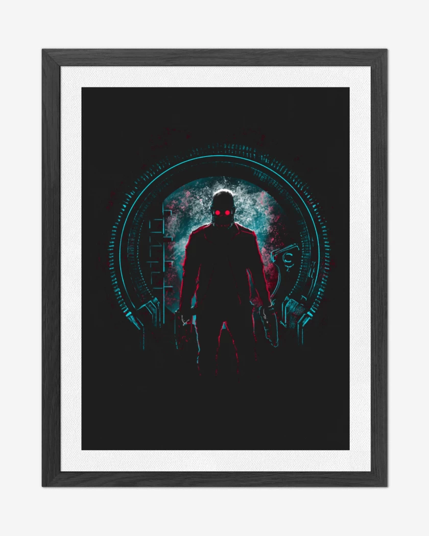 Cuadro decorativo Negro de StarLord