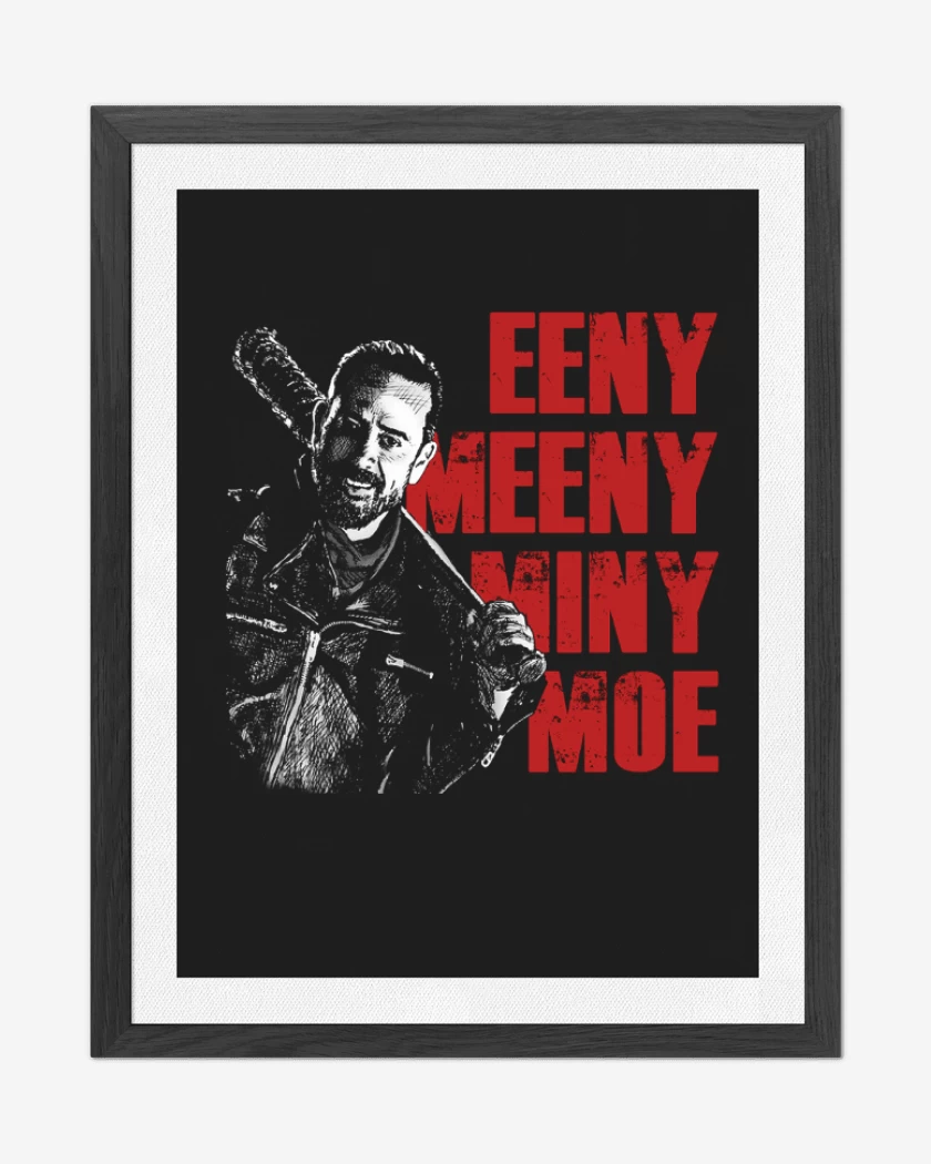 Cuadro decorativo Negro de Negan