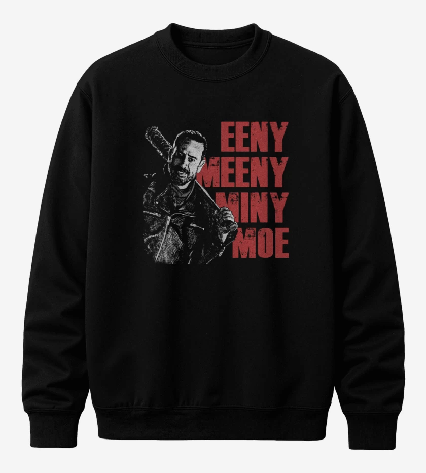 Poleron polo Negro de Negan