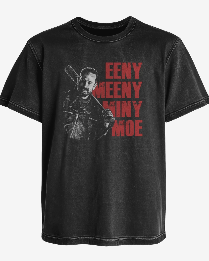 Polera desgastada Negan