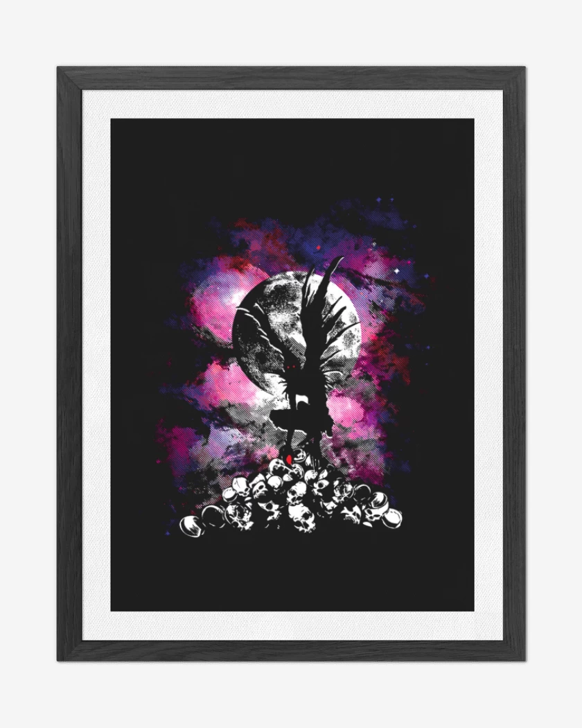Cuadro decorativo Negro de Ryuk death note