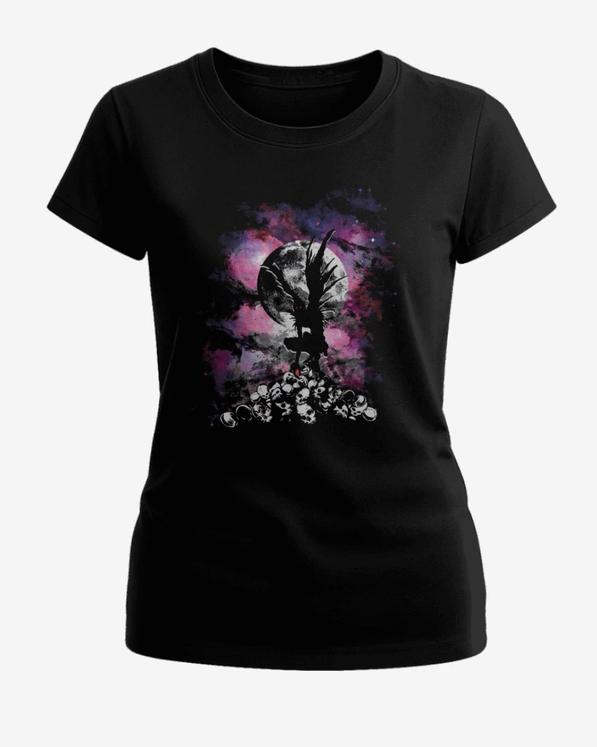 Polera de Mujer Negro de Ryuk death note