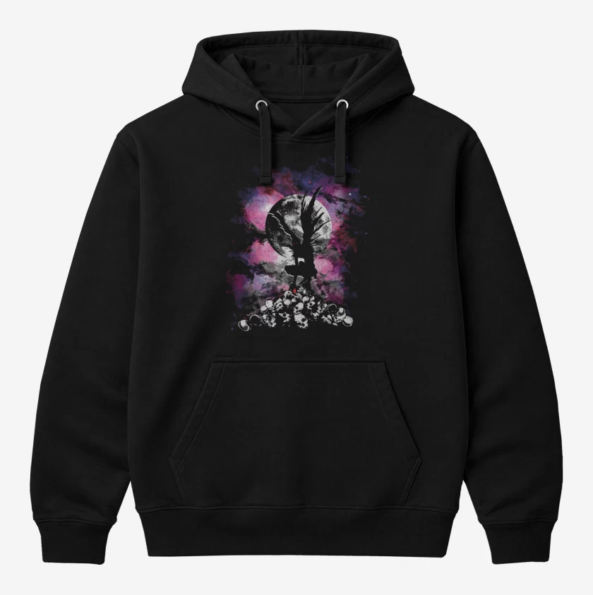 Polerón Canguro Negro de Ryuk death note