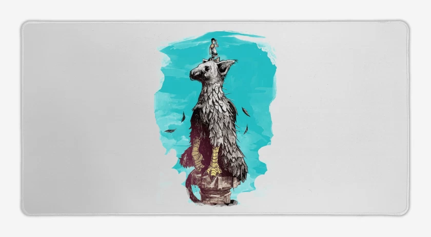 Mouse pad Gamer Blanco de The last guardian 