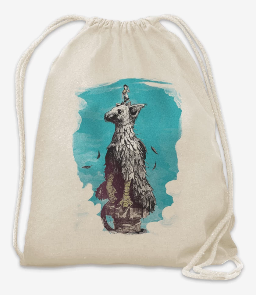 Mochila Blanco de The last guardian 