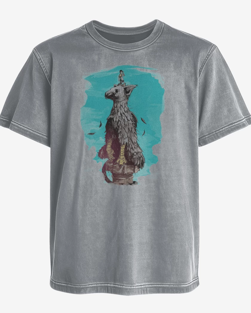 Polera desgastada The last guardian 
