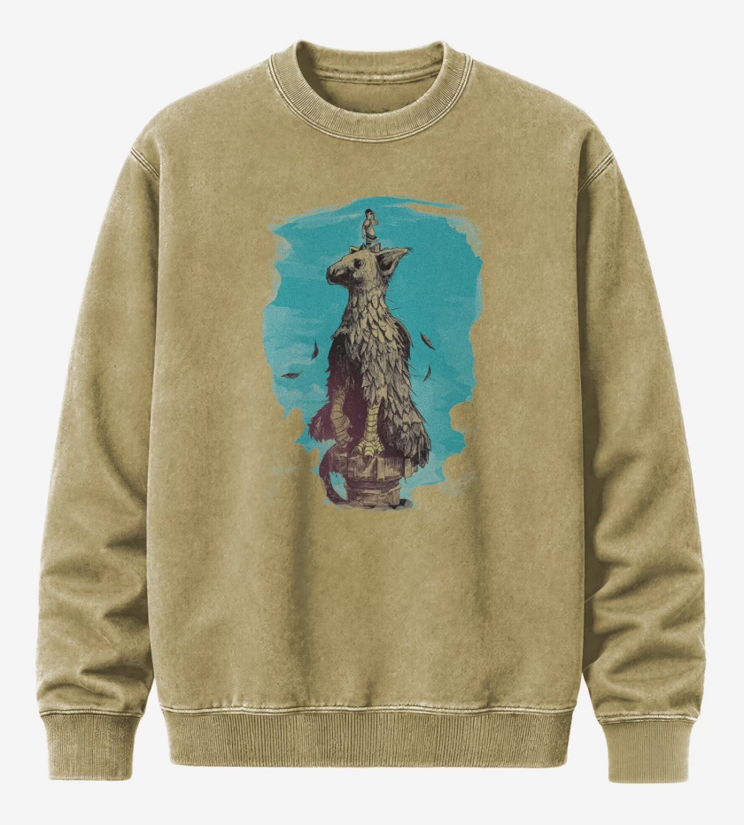 Poleron Polo Acid Wash Beige de The last guardian 