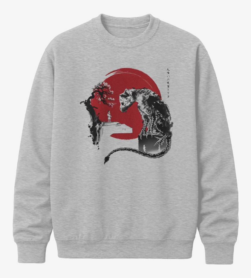 Poleron polo Gris Melange de The last guardian 2 