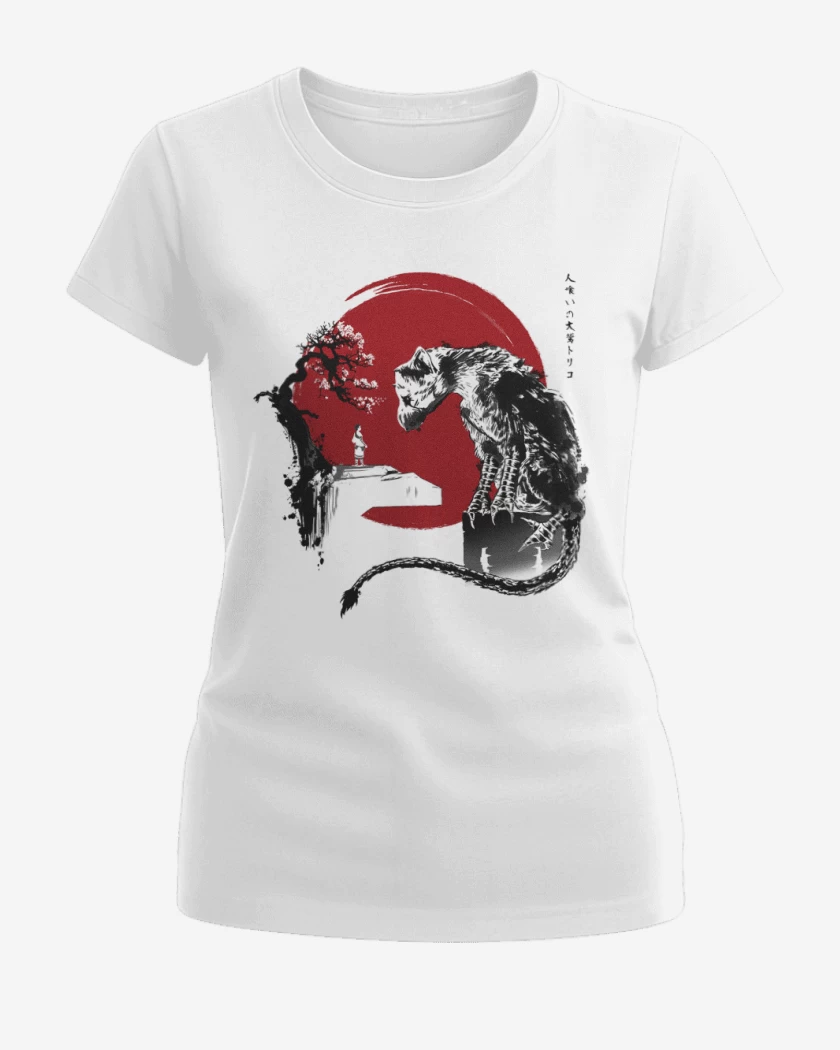 Polera de Mujer Blanco de The last guardian 2 