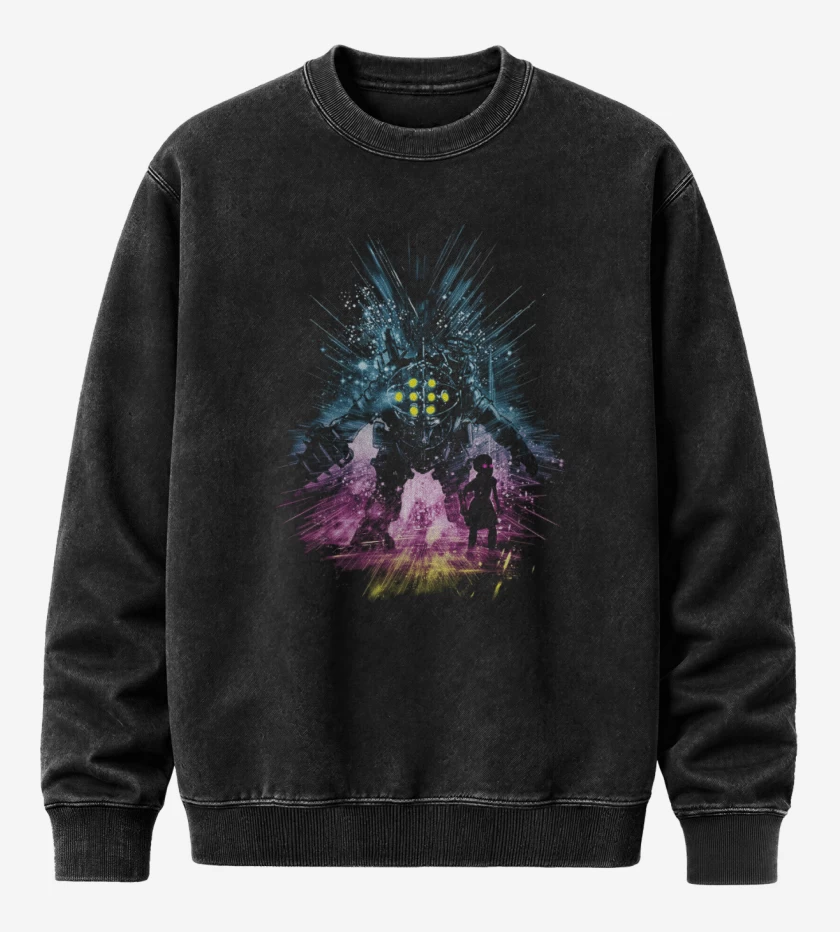 Poleron Polo Acid Wash Big daddy Full color