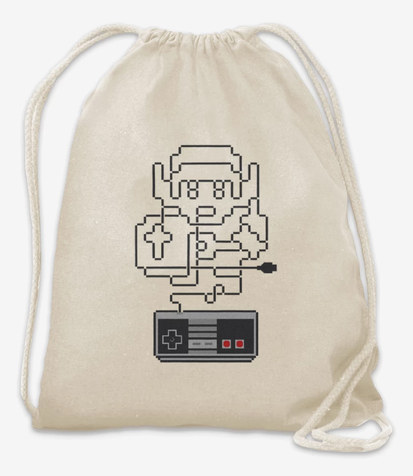 Mochila Blanco de Link retro