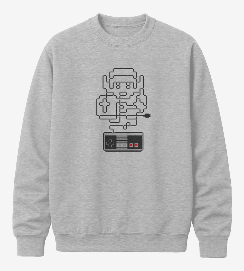 Poleron polo Gris Melange de Link retro