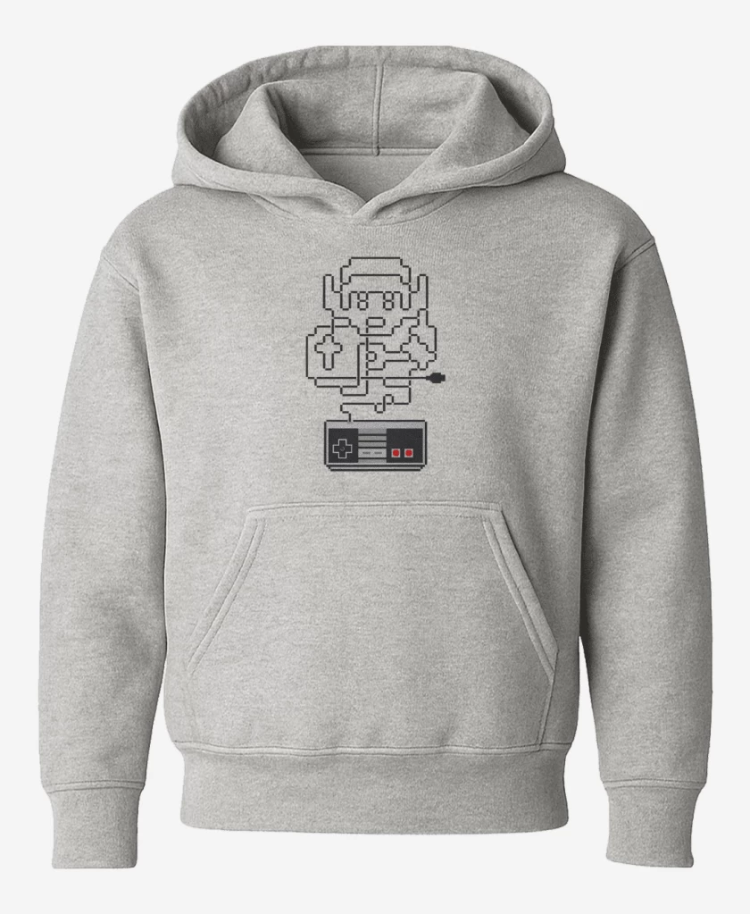 Poleron de niño Gris Melange de Link retro