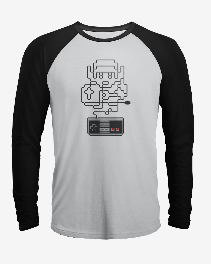 Polera Raglan Link retro