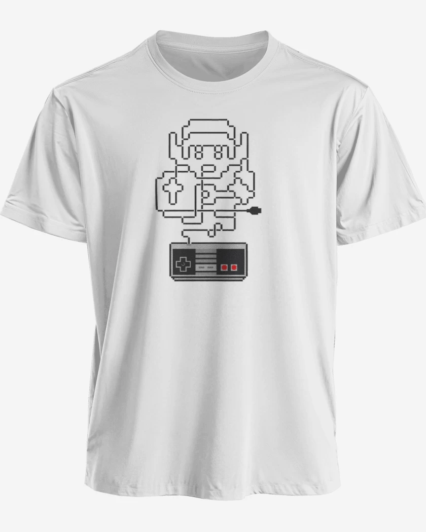 Polera premium Blanco de Link retro