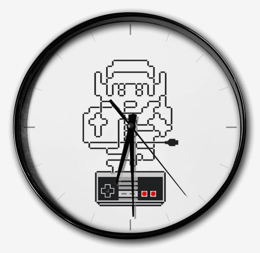 Reloj Blanco de Link retro
