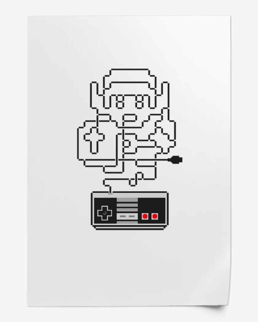 Print Link retro