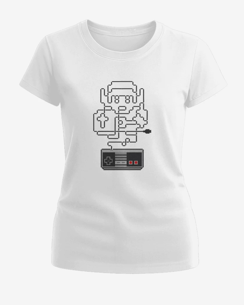 Polera de Mujer Blanco de Link retro