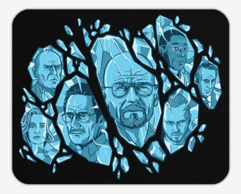 Mousepad breaking bad blue