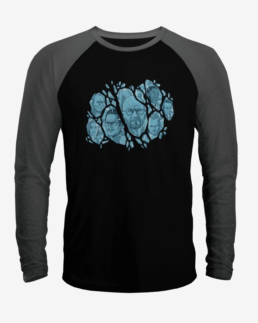Polera Raglan breaking bad blue