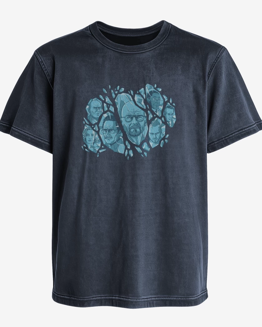 Polera desgastada breaking bad blue
