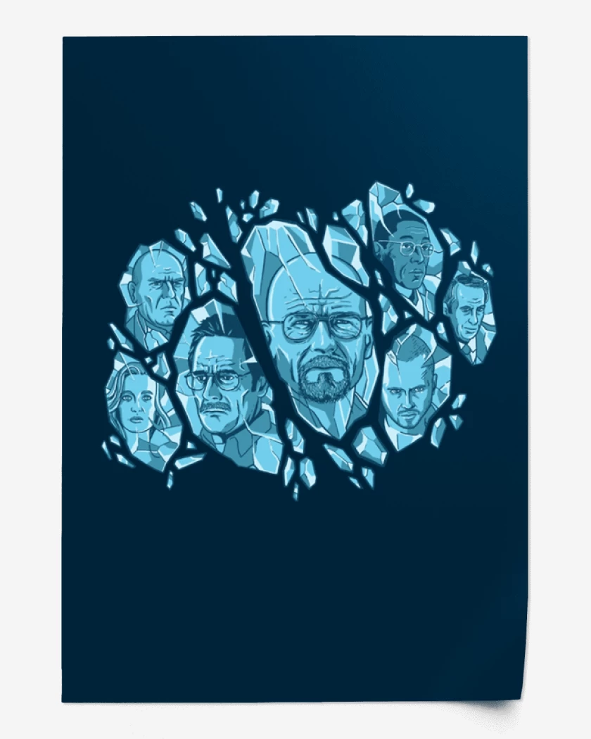 Print breaking bad blue