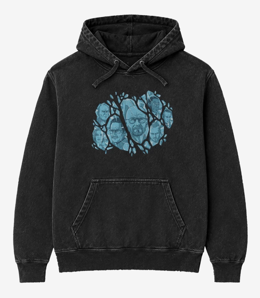 Poleron Canguro Acid Wash breaking bad blue