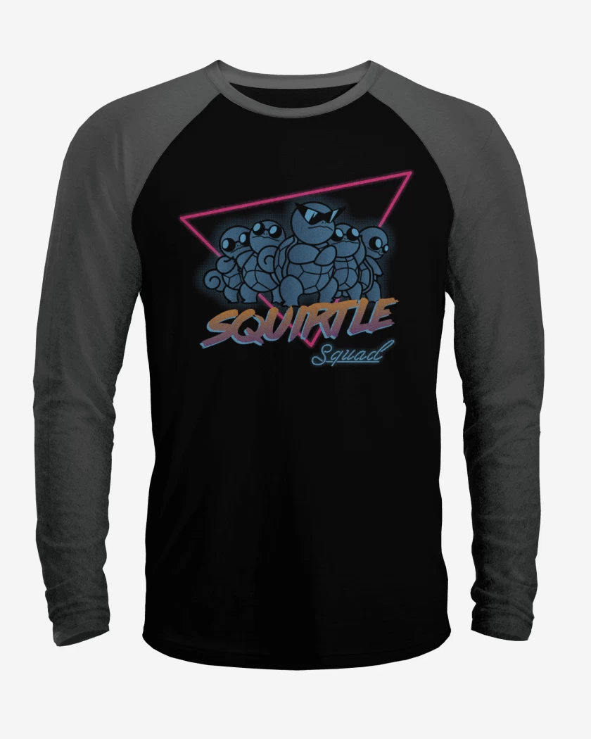 Polera Raglan squirtle squad