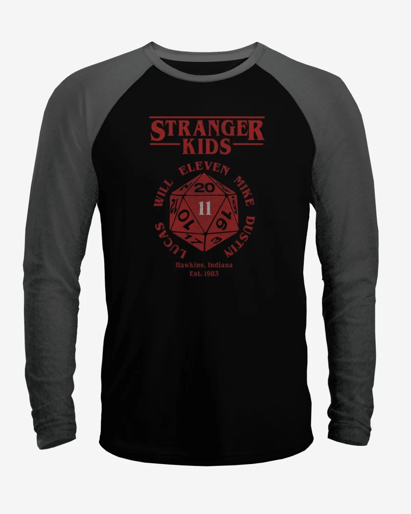 Polera Raglan stranger kids