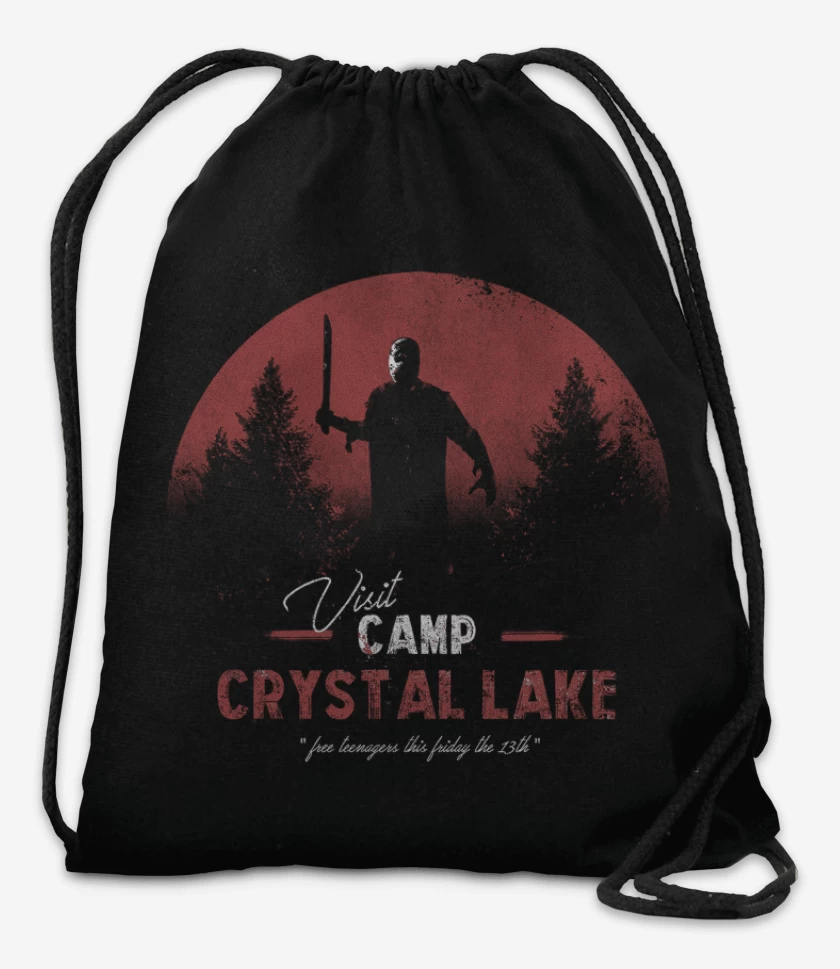 Mochila Negro de Jason crystal lake