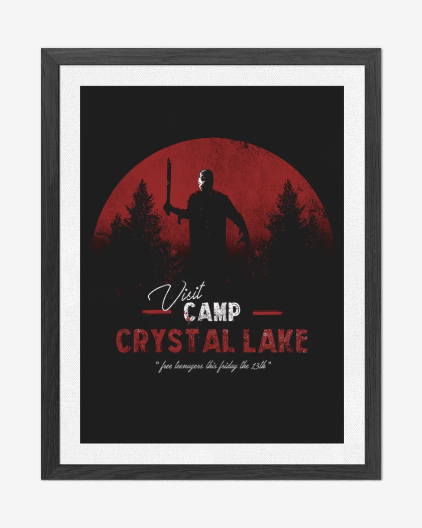 Cuadro decorativo Jason crystal lake