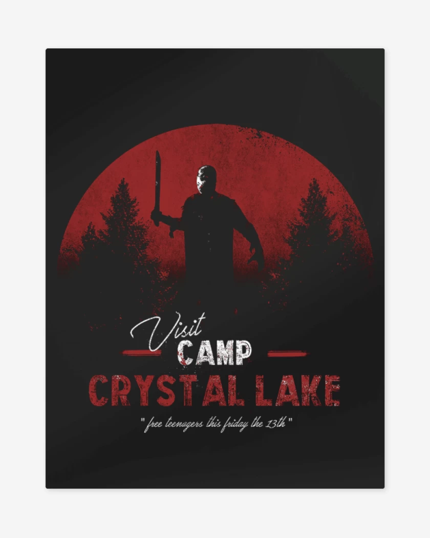 Print metalico Jason crystal lake