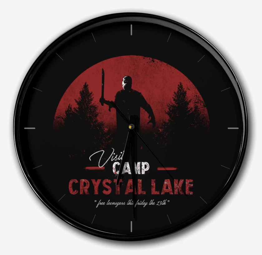 Reloj Negro de Jason crystal lake