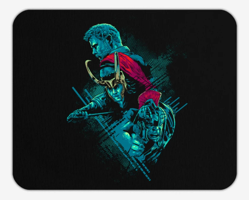 Mousepad Thor x loki x hulk