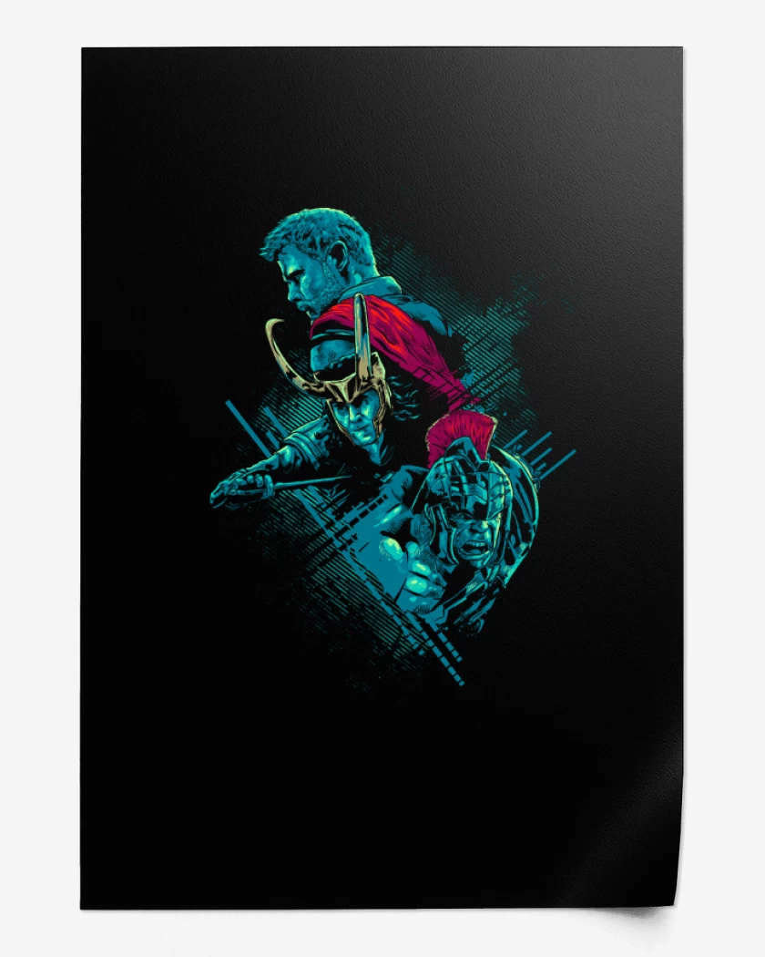 Print Thor x loki x hulk
