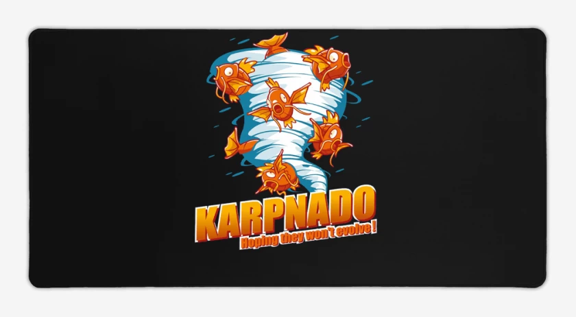 Mouse pad Gamer Negro de Karpnado