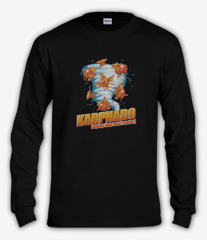 Polera manga larga Negro de Karpnado