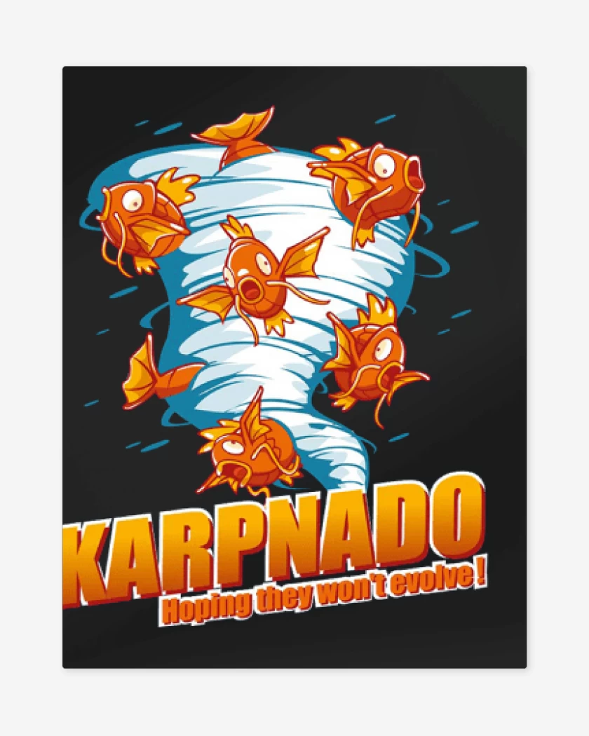Print metalico Negro de Karpnado