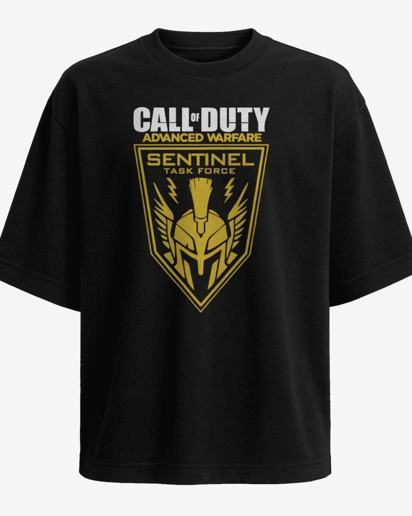 Polera Oversize Negro de Advanced Warfare