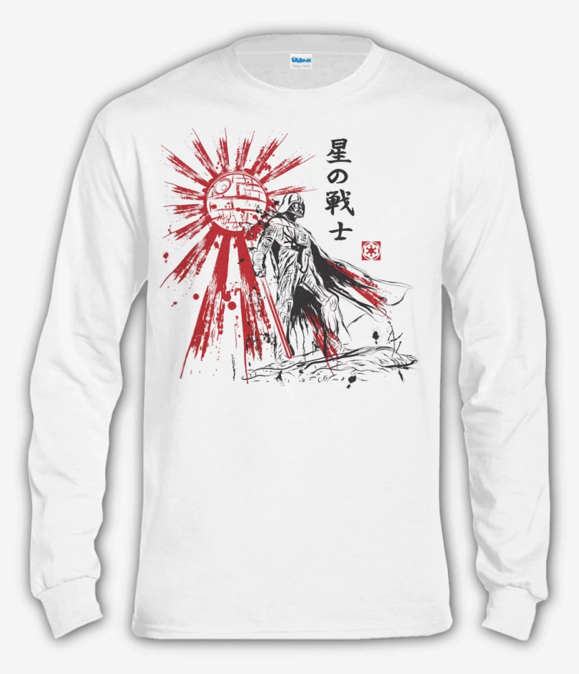 Polera manga larga vader japones