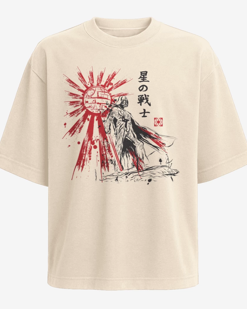 Polera Oversize Beige de vader japones