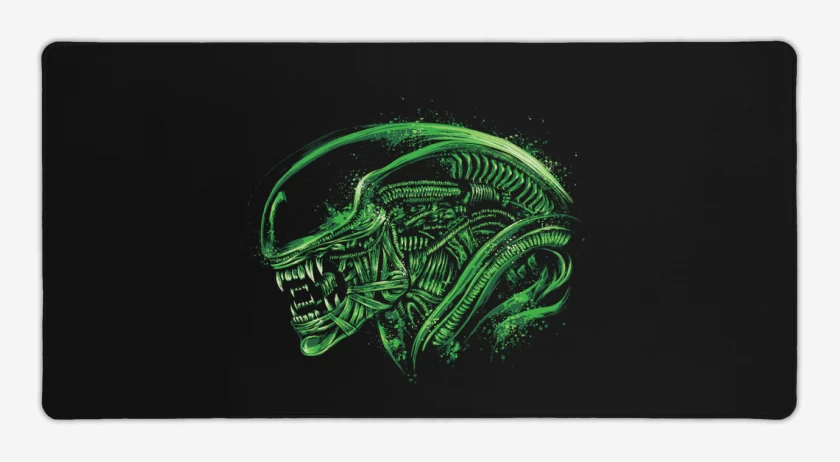 Mouse pad Gamer Negro de Alien 2