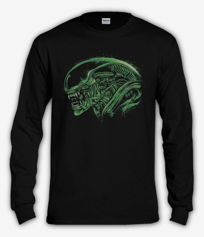 Polera manga larga Negro de Alien 2