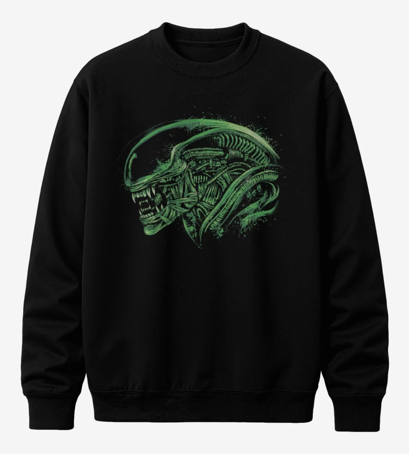 Poleron polo Negro de Alien 2