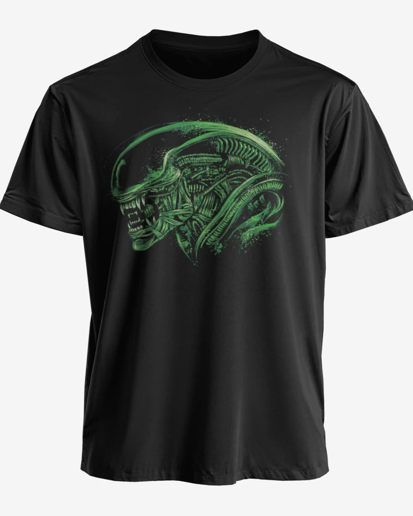 Polera premium Negro de Alien 2