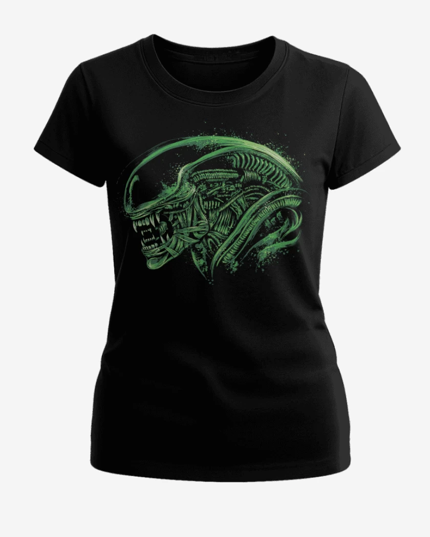 Polera de Mujer Negro de Alien 2