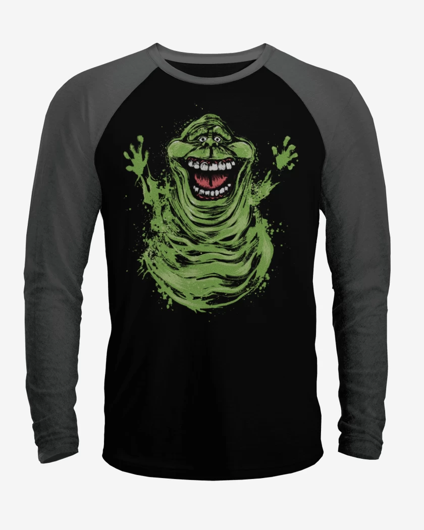 Polera Raglan Negro / Negro Heather de Pegajoso