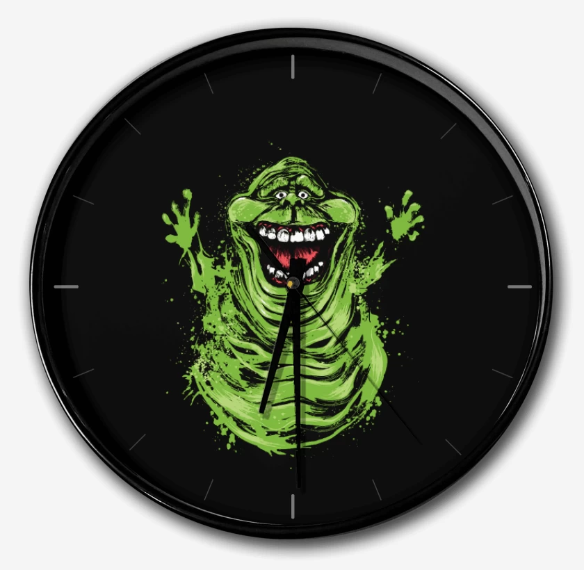 Reloj Negro de Pegajoso