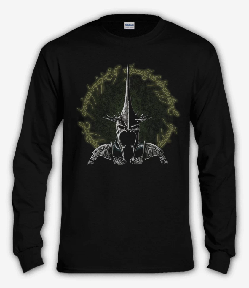 Polera manga larga Negro de Mordorcillo
